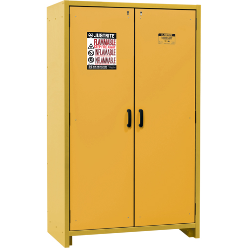 Armoire d'entreposage 30 minutes s&eacute;curitaire et conforme &agrave; la norme EN, 45 gal., 2 Porte(s), 45,83" La x 76,65" h x 24,21" p Mukwa Safety Services