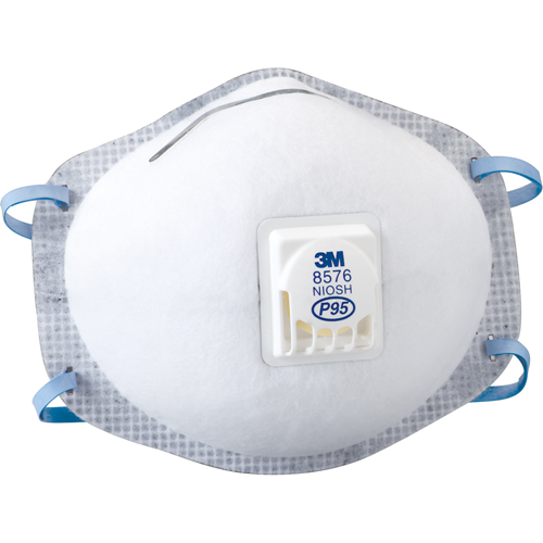 Respirateurs contre les particules 8576, P95, Certifi&eacute; NIOSH Mukwa Safety Services