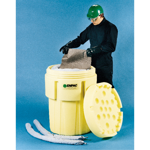Poly-Overpack&reg; 65 Salvage Drum, 65 US gal., Stationary Mukwa Safety Services