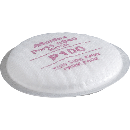 Pr&eacute;filtres pour respirateur s&eacute;rie 8900, Filtre contre les particules, Filtre P100 Mukwa Safety Services
