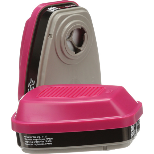 6000 Series Respirator Cartridges, Gas/Vapour Cartridge, Organic Vapour/P100 Mukwa Safety Services