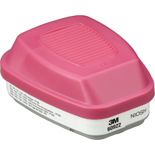 6000 Series Respirator Cartridges, Gas/Vapour Cartridge, Acid Gas/P100 Mukwa Safety Services