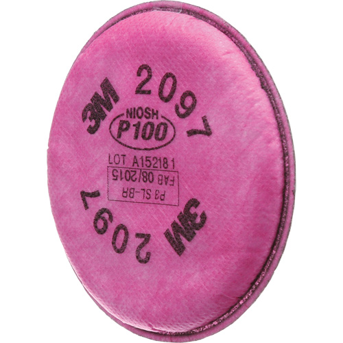 Pr&eacute;filtres pour respirateurs s&eacute;rie 2000, Filtre contre les particules, Vapeurs organiques/P100 Mukwa Safety Services