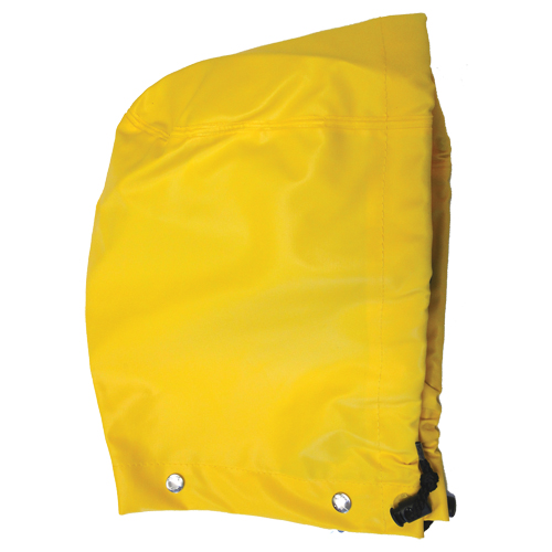 Journeyman&reg; Hood, One Size, Yellow, Polyester/PVC Mukwa Safety Services