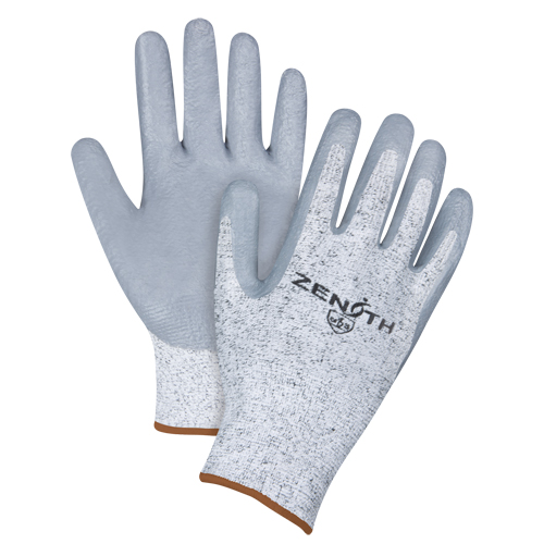 Seamless Stretch Cut-Resistant Gloves, Size Large/9, 13 Gauge, Nitrile Coated, HPPE Shell, ANSI/ISEA 105 Level 2/EN 388 Level 3 Mukwa Safety Services
