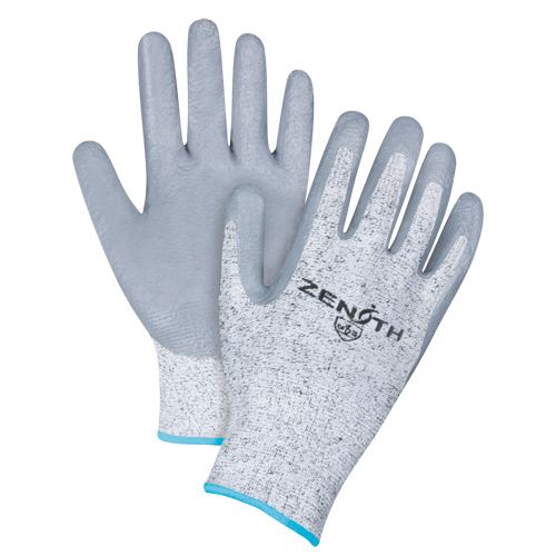Seamless Stretch Cut-Resistant Gloves, Size X-Large/10, 13 Gauge, Nitrile Coated, HPPE Shell, ANSI/ISEA 105 Level 2/EN 388 Level 3 Mukwa Safety Services