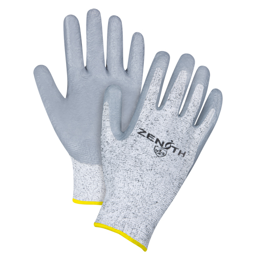 Gants &eacute;lastiques sans coutures r&eacute;sistants &agrave; la coupe, Taille 2T-Grand/11, Calibre 13, Rev&ecirc;tement Nitrile, Enveloppe en PEHP, ANSI/ISEA 105 niveau 2/EN 388 niveau 3 Mukwa Safety Services
