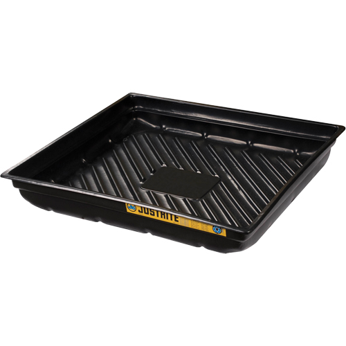 EcoPolyBlend Spill Tray, 37.75" L x 34" W x 5.5" H, 23 US gal. Spill Capacity Mukwa Safety Services