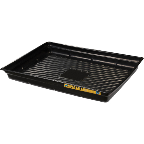 EcoPolyBlend Spill Tray, 47" L x 33" W x 5.5" H, 29 US gal. Spill Capacity Mukwa Safety Services