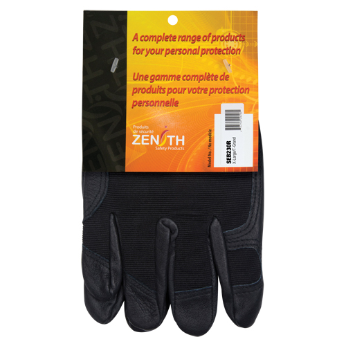 Gants pour m&eacute;canicien ZM300, Paume Cuir fleur, Taille T-Grand Mukwa Safety Services