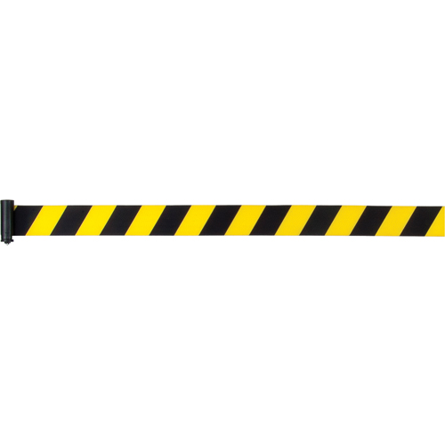 Cartouches de ruban pour assembler vos propre barri&egrave;res de contr&ocirc;le des foules, 7', Ruban Jaune Mukwa Safety Services
