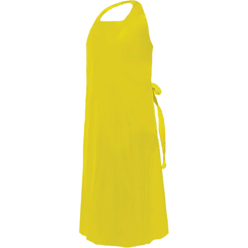 Apron, Polyurethane, 45" L x 35" W, Yellow Mukwa Safety Services