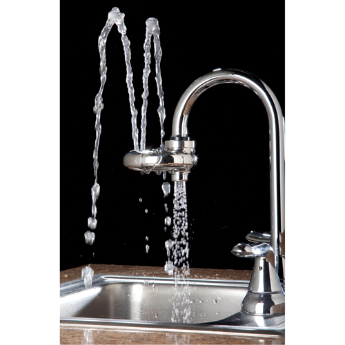 Axion&reg; Eye/Face Wash Station, Sink Mount Installation, Stainless Steel Bowl Mukwa Safety Services