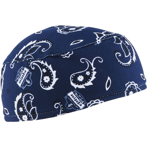 Chill-Its&reg; 6630 Cooling Skull Caps, Navy Blue Mukwa Safety Services