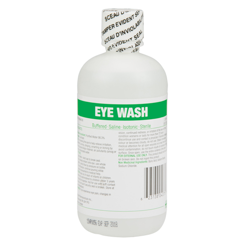 Eyewash, Full Bottle, 250 ml Mukwa Safety Services