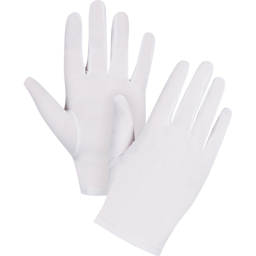 Gants d'inspection peu pelucheux, Nylon, Poignet &agrave; ourlet, Dames/T-petit Mukwa Safety Services