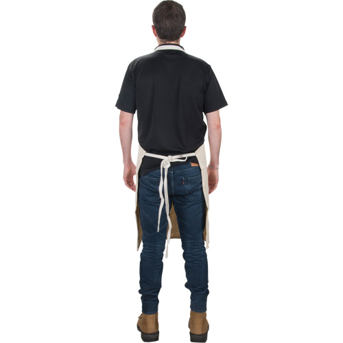Tablier, Coton, 36" lo x 29" la, Naturel Mukwa Safety Services