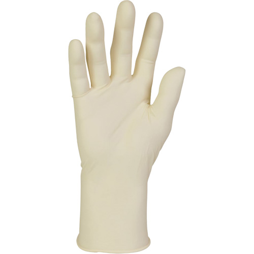 Gants dexamen en PFE Kim-Tech, Grand, Latex, 6,3-mil, Sans poudre, Naturel, Classe 2 Mukwa Safety Services