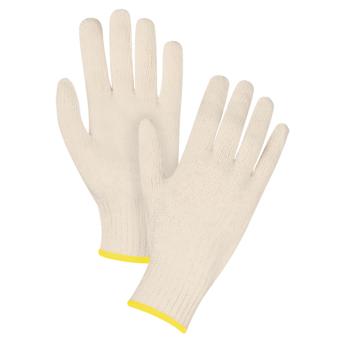 Standard-Duty String Knit Gloves, Poly/Cotton, 7 Gauge, 2X-Large Mukwa Safety Services