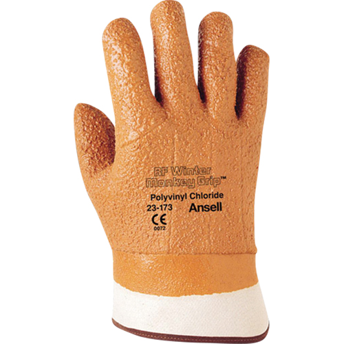 Winter Monkey Grip&reg; 23-173 Glove, 10/X-Large, PVC Coating, Foam Shell Mukwa Safety Services
