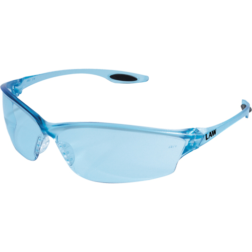 Lunettes de s&eacute;curit&eacute; Law 2, Lentille Bleu, Anti-&eacute;gratignures, ANSI Z87+ Mukwa Safety Services