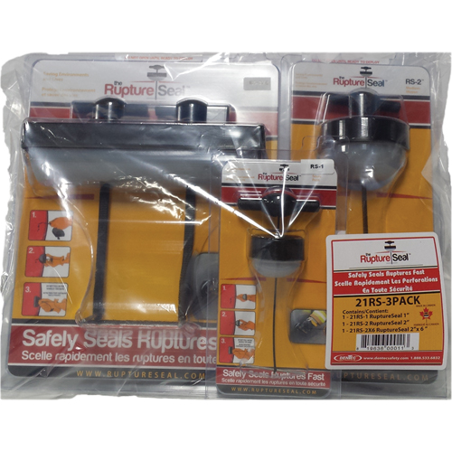 Paquet de 3 joints RuptureSeal Mukwa Safety Services