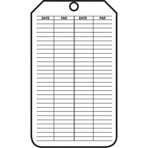 Inspection Tags, Cardstock, 3-1/8" W x 5-7/8" H, French Mukwa Safety Services