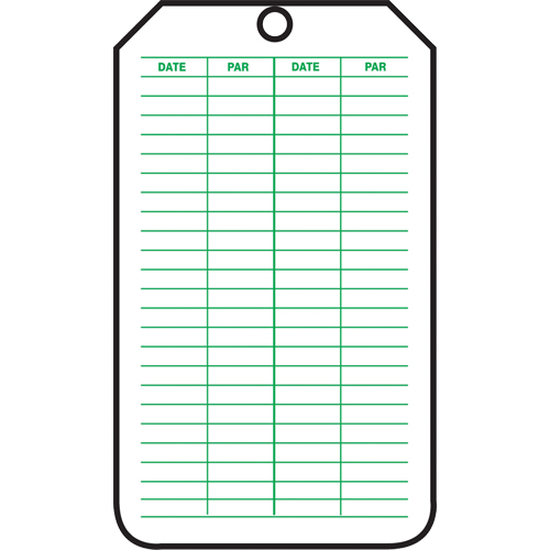 Inspection Tags, Cardstock, 3-1/8" W x 5-7/8" H, French Mukwa Safety Services