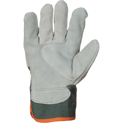 Gants d'ajusteur Endura, Grand, Paume en Cuir refendu, Doublure en Coton Mukwa Safety Services
