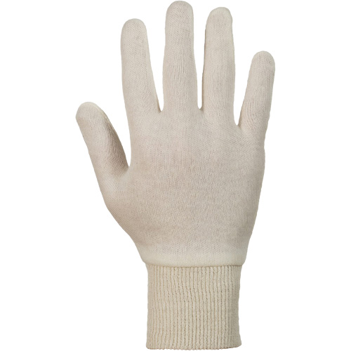 Gants tricot&eacute;s Superior ML80K, Taille unique, Blanc, Non doubl&eacute;, Poignet en tricot Mukwa Safety Services