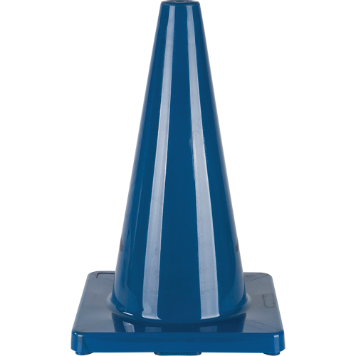 C&ocirc;ne de couleur pour la signalisation, 18", Bleu Mukwa Safety Services