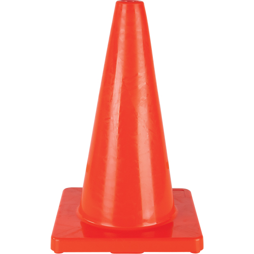 C&ocirc;ne de couleur pour la signalisation, 18", Orange Mukwa Safety Services