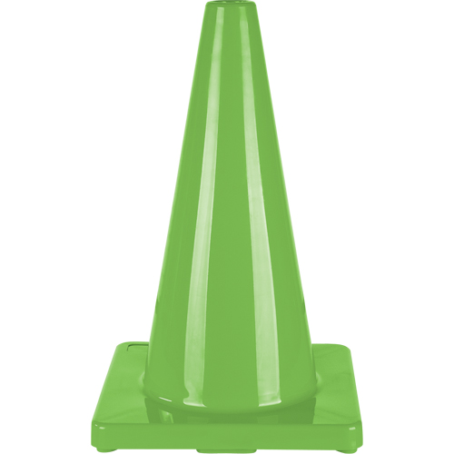 C&ocirc;ne de couleur pour la signalisation, 18", Vert Mukwa Safety Services