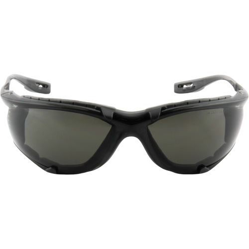 Virtua Safety Glasses with Foam Gasket, Grey/Smoke Lens, Anti-Fog, ANSI Z87+/Meets/Exceeds CSA Z94.3 Mukwa Safety Services