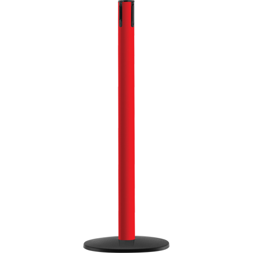 Syst&egrave;me Advance TensaBarrier - Poteau r&eacute;cepteur, Hauteur de 36", Rouge Mukwa Safety Services