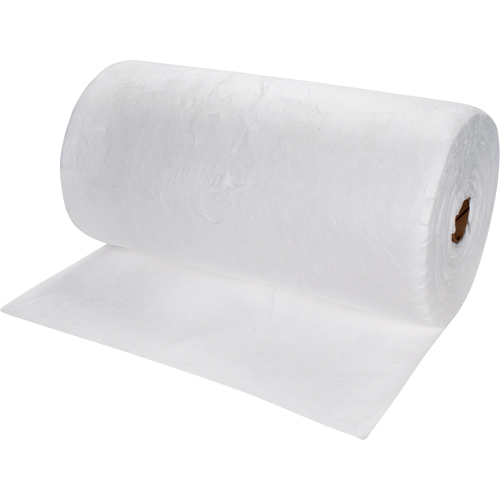 Rouleaux absorbants souffl&eacute;es de premi&egrave;re qualit&eacute;, Lourd, 150' lo x 30" la, Absorption 50 gal. Mukwa Safety Services