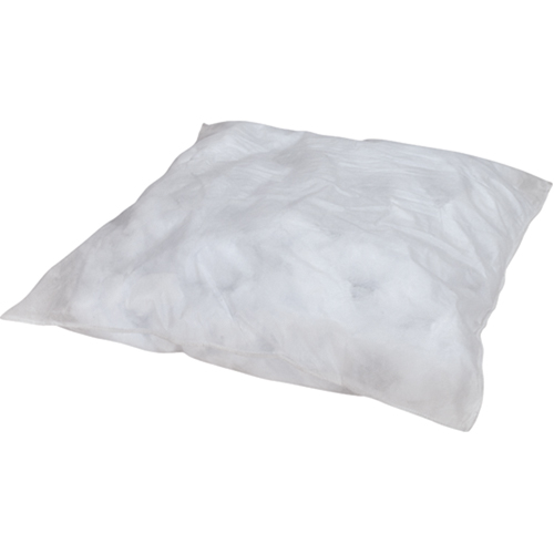 Sorbent Pillow, Oil Only, 18" L x 18" W, 40 gal. Absorbency/Pkg. Mukwa Safety Services