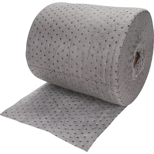 Premium Bonded Sorbent Rolls, Mediumweight, 150' L x 15" W, 20 gal. Absorbancy Mukwa Safety Services