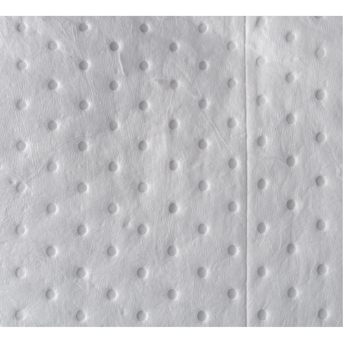 Premium Bonded Sorbent Pads, Oil Only, 15" x 17", 8 gal. Absorbancy Mukwa Safety Services