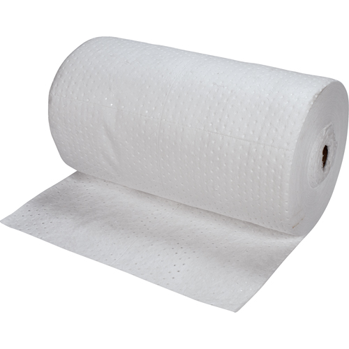 Premium Bonded Sorbent Rolls, Heavyweight, 150' L x 30" W, 50 gal. Absorbancy Mukwa Safety Services