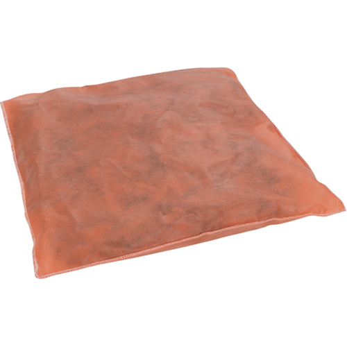 Tampon absorbant, Mati&egrave;res dangereuses, 18" lo x 18" la, 45 gal. absorption/pqt Mukwa Safety Services