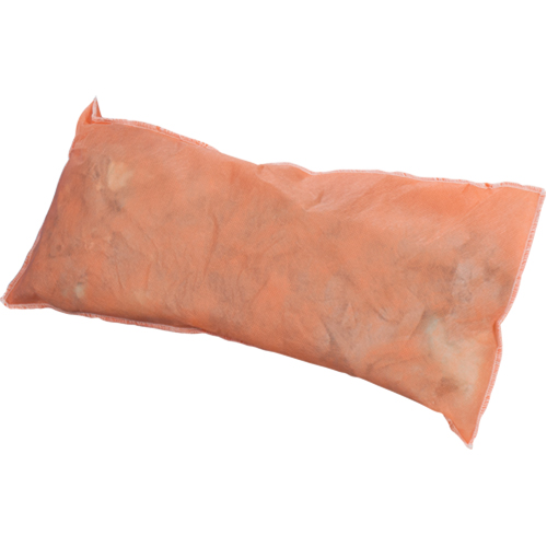 Tampon absorbant, Mati&egrave;res dangereuses, 18" lo x 8" la, 30 gal. absorption/pqt Mukwa Safety Services