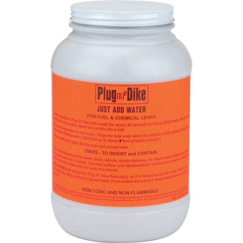 Produit d'&eacute;tanchi&eacute;t&eacute; Plug N'Dike, Granules, 1 gal. Mukwa Safety Services