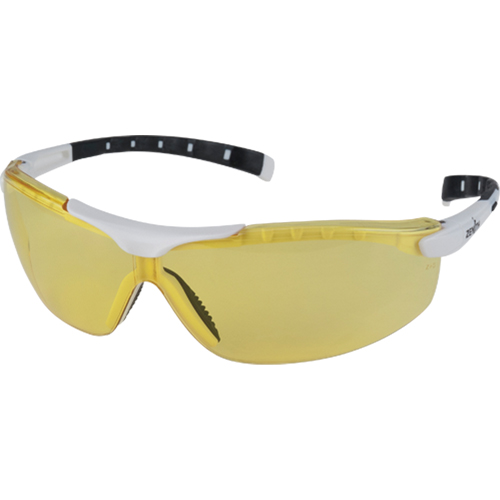 Lunettes de s&eacute;curit&eacute; s&eacute;rie Z1500, Lentille Ambr&eacute;e, Anti-&eacute;gratignures, R&eacute;pond ou surpasse la norme CSA Z94.3 Mukwa Safety Services