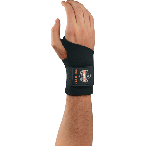 Proflex&reg; 670 Ambidextrous Single Strap Wrist Support, Neoprene, Small Mukwa Safety Services
