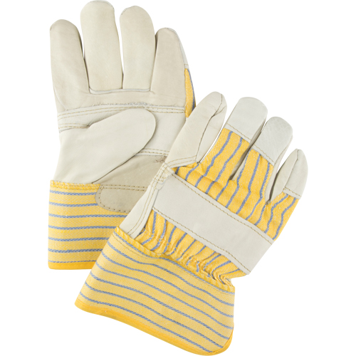 Superior Warmth Winter-Lined Fitters Gloves, Large, Grain Cowhide Palm, Thinsulate Inner Lining Mukwa Safety Services