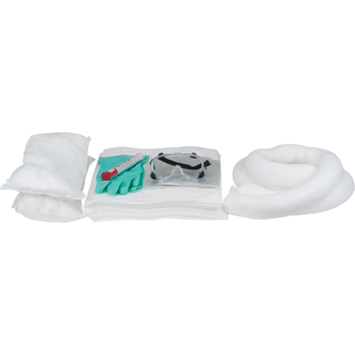 Trousse de d&eacute;versements de rechange de premi&egrave;re qualit&eacute; pour v&eacute;hicules, 10 gallons, Huile seulement Mukwa Safety Services