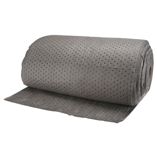 High Traffic Sorbents, Lightweight, 150' L x 30" W, 40 gal. Absorbancy Mukwa Safety Services