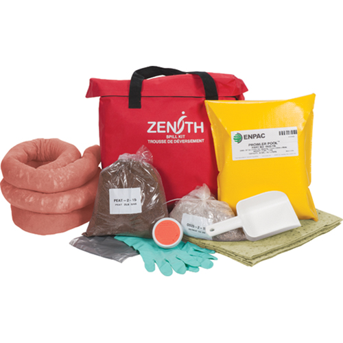 Trousse de lutte contre les d&eacute;versements de premi&egrave;re qualit&eacute; pour l'ouest du canada, Mati&egrave;res dangereuses, Sac, Absorbance de 17 gal. US Mukwa Safety Services