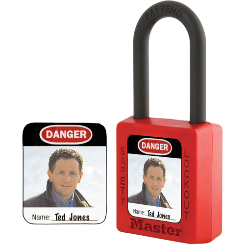 Zenex Thermoplastic Photo Padlock Identification Labels Mukwa Safety Services